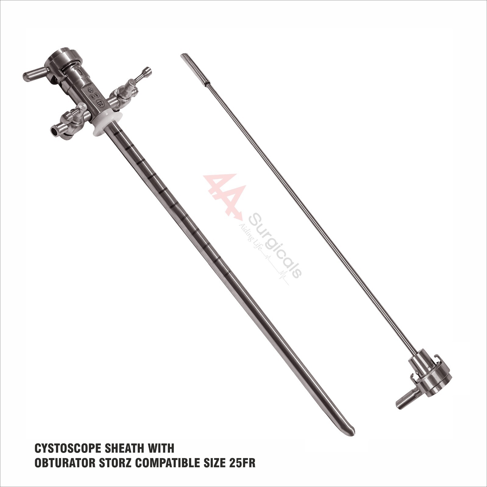 4A Cystoscope Sheath with Obturator Size 25Fr