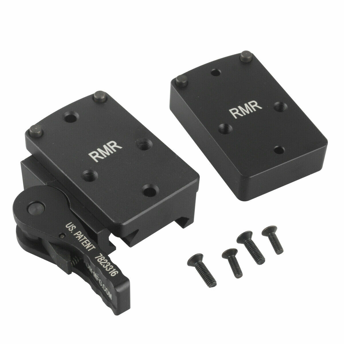 Weapon Red Dot Sight Mount QD Auto Lock Riser Mount For RMR Base Picatinny Rail