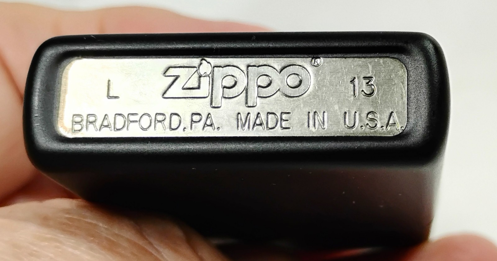 Zippo Tattoo Mark Black Matte 28686