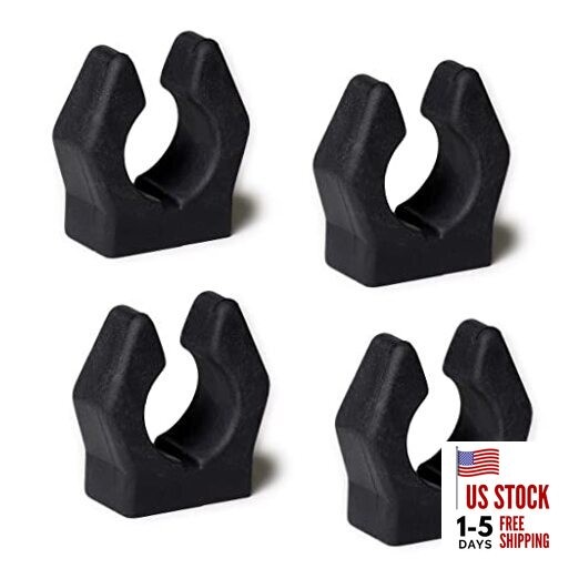 Longoni Billiard Pool Cue Rack Rubber Replacement Clips, Pack of 4