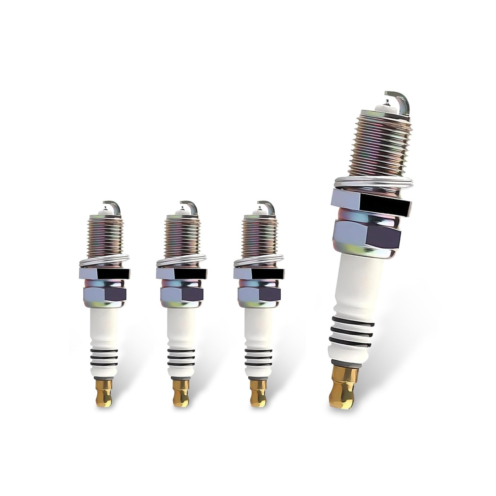 QODOLSI 4 PCS Spark Plugs, BKR5EIX11 5464 Spark Plug Replacemen... USA FAST SHIP