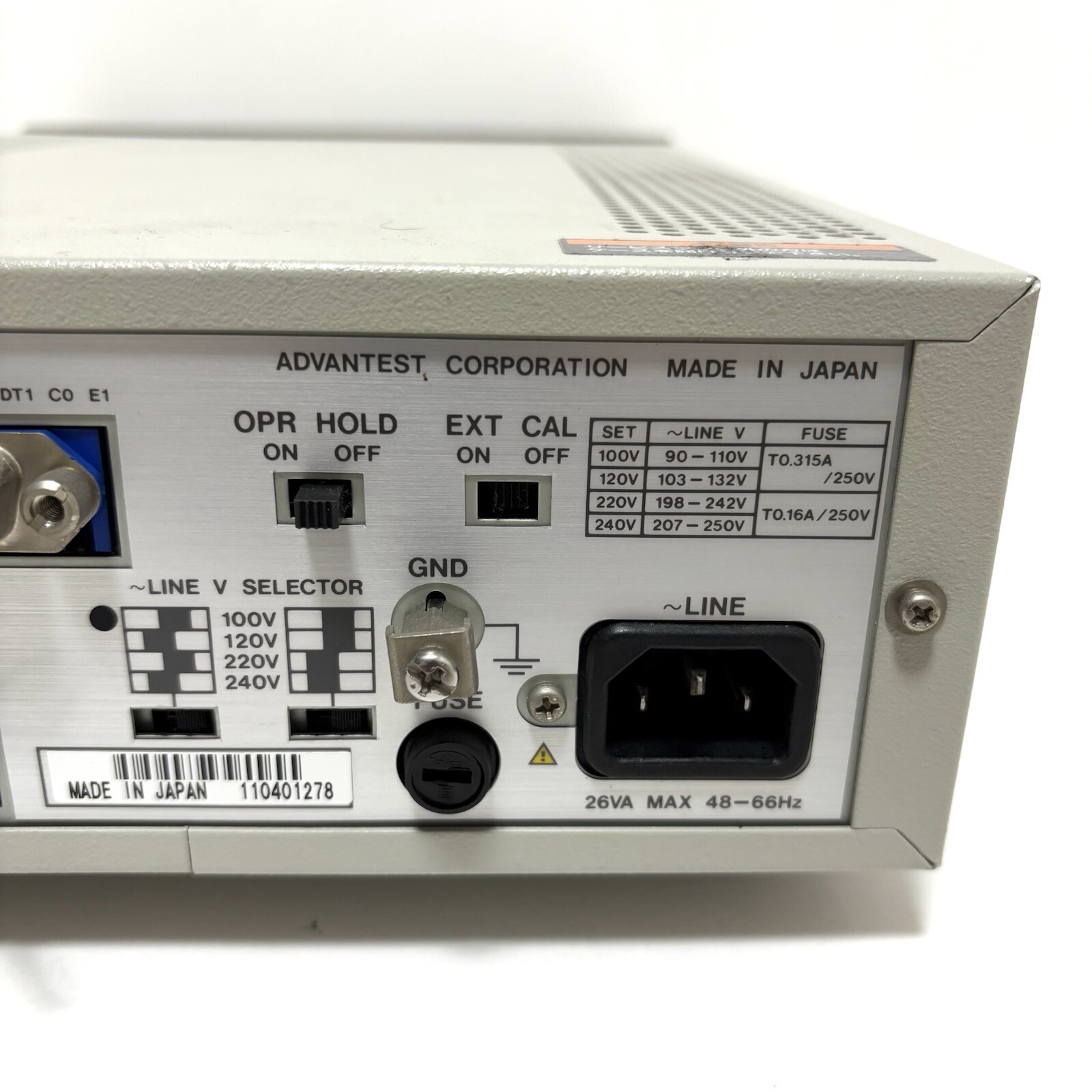 ADVANTEST R6142 Programmable DC Voltage Current Generator USED