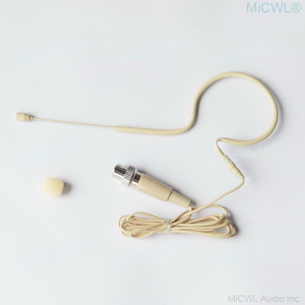 Omnidirectional Headset Microphone For MiPro Wireless Transmitter Single Ear Mic