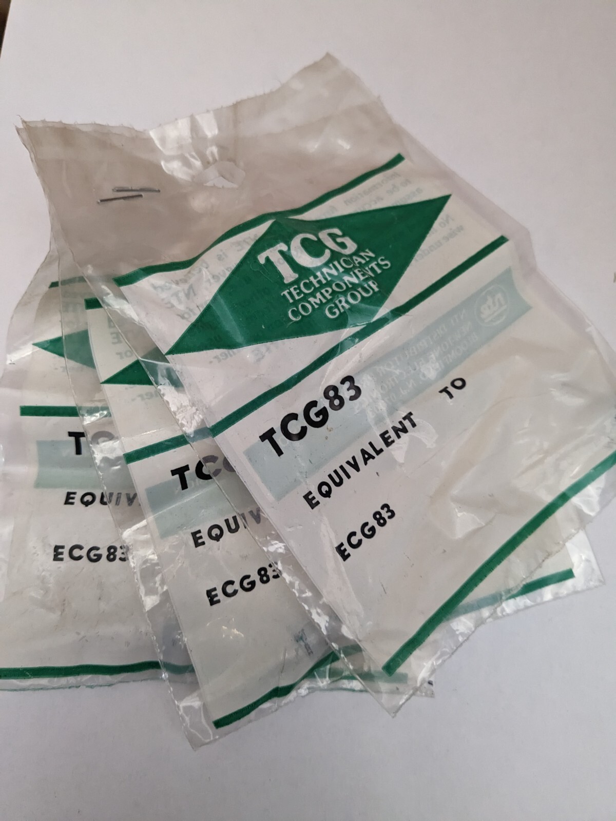 TCG83 ECG83 NPN-Si Dual Transistor Lot of 3 NEW