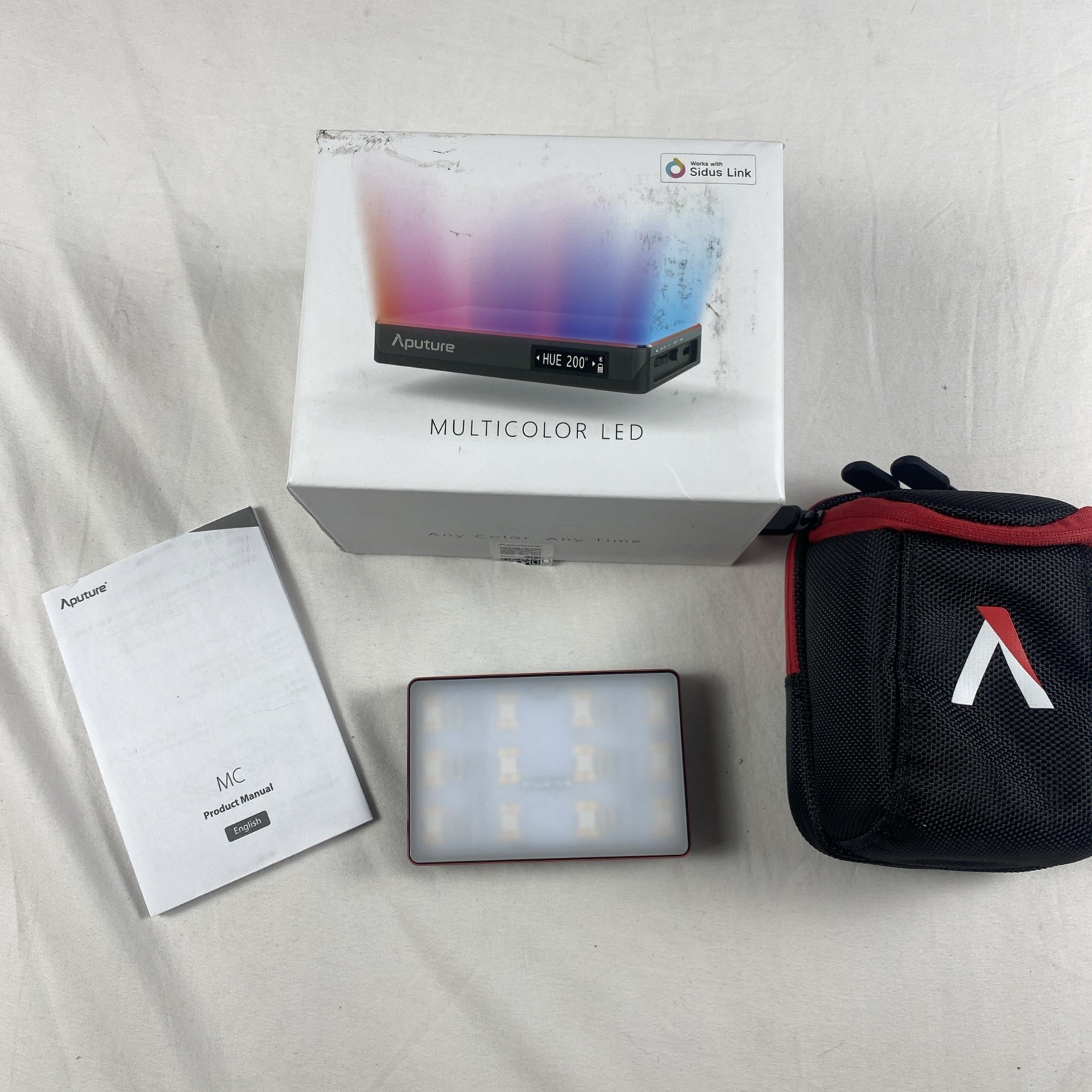 AS IS Aputure MC Multicolor LED Light Portable Wireless Control Bluetooth RGBW