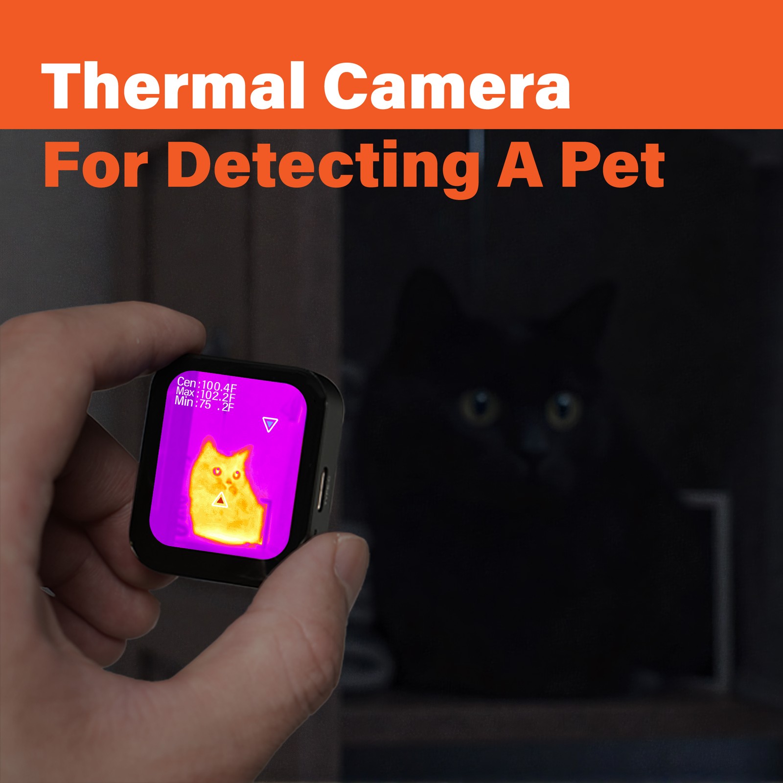 ANXTECH 128×96 IR Resolution Mini Thermal Imaging Camera