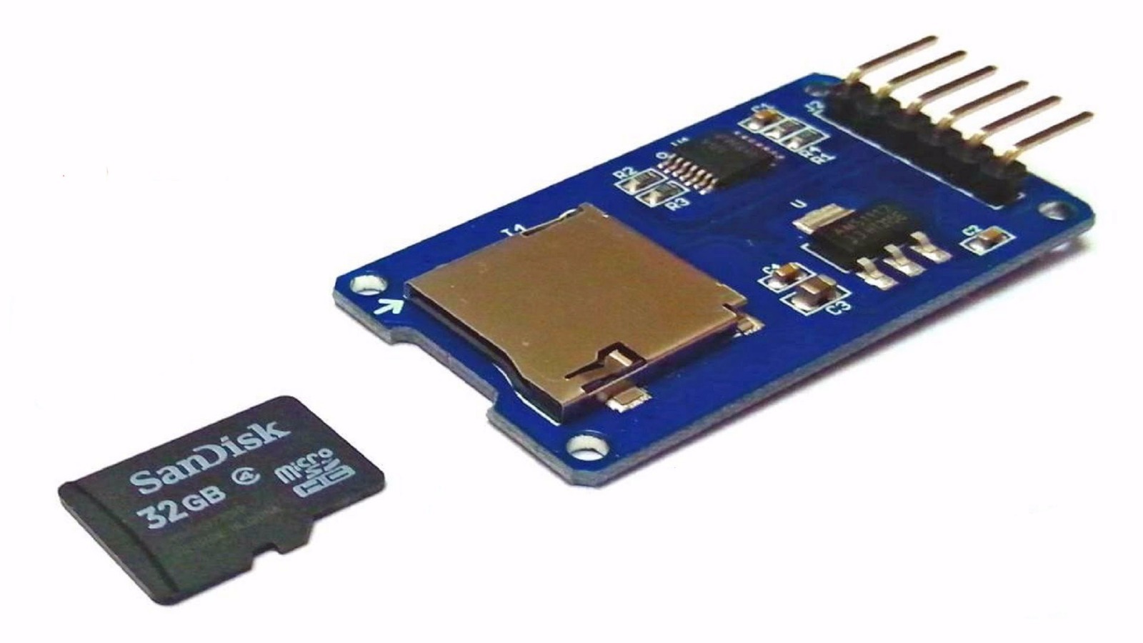 2pcs Micro SD TF Memory Card Reader Module with SPI interface For Arduino
