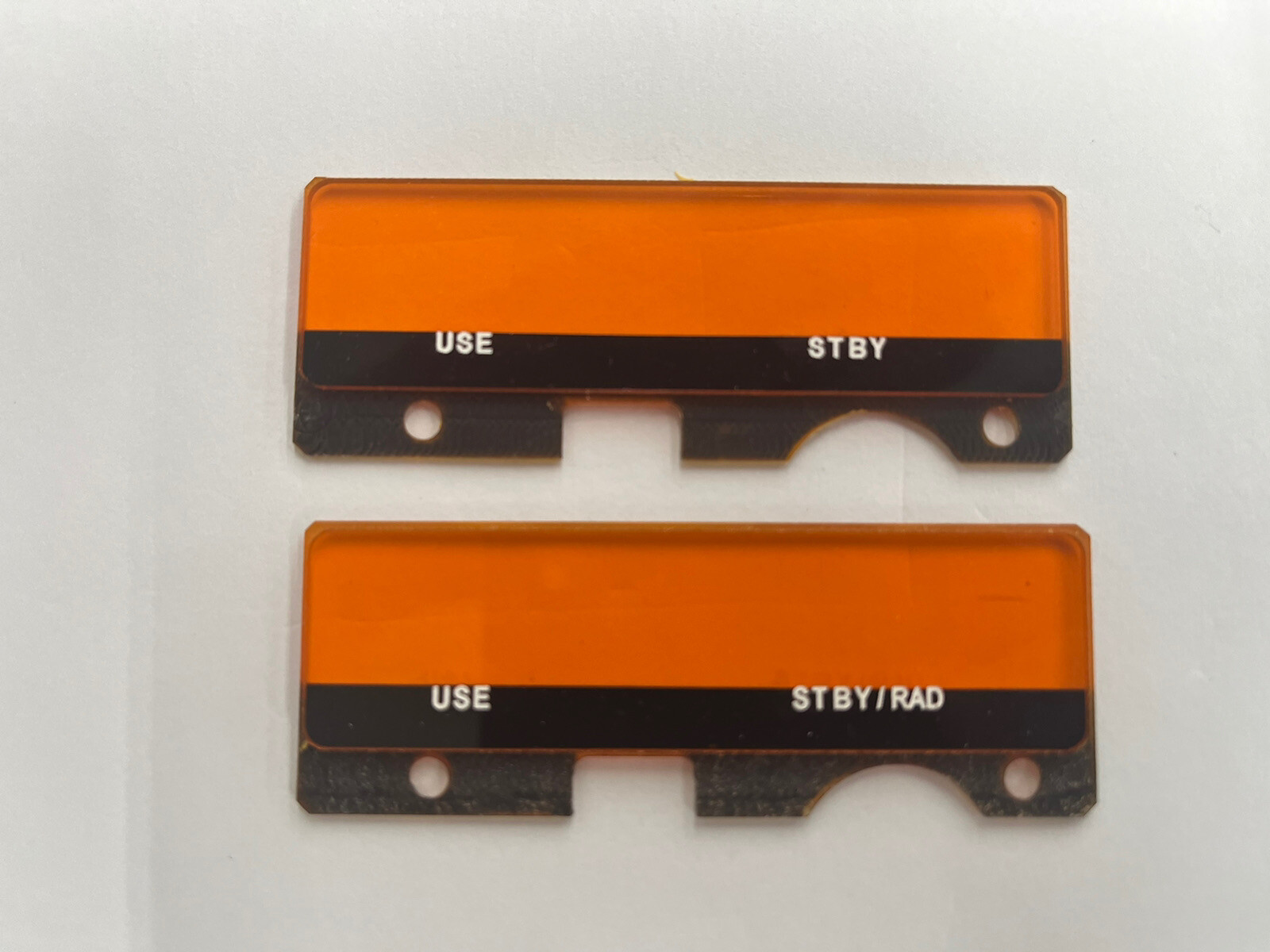 KX-165 KN 165  KN165 PAIR Recessed Amber Lens Free Shipping King Faceplate