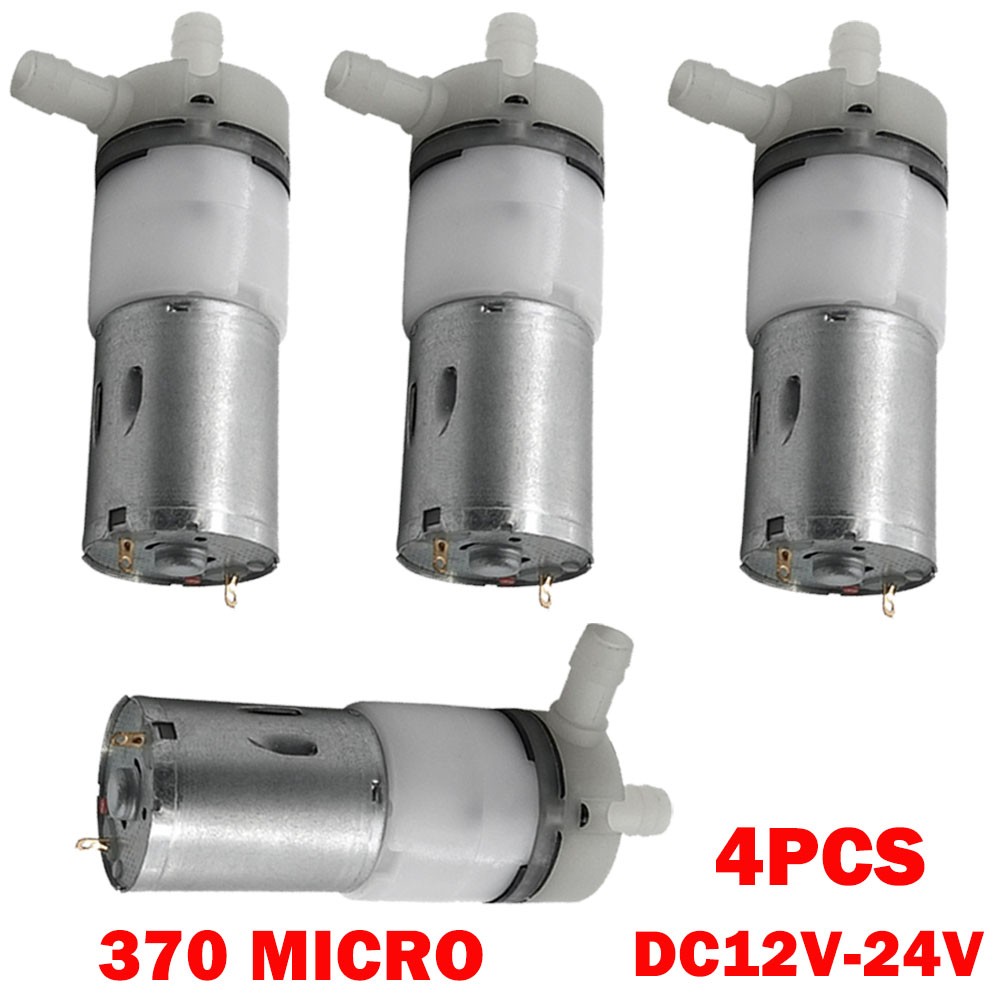 4x DC12V-24V 370 Diaphragm Self Priming Pump Water Suction Pressure Pumps USA