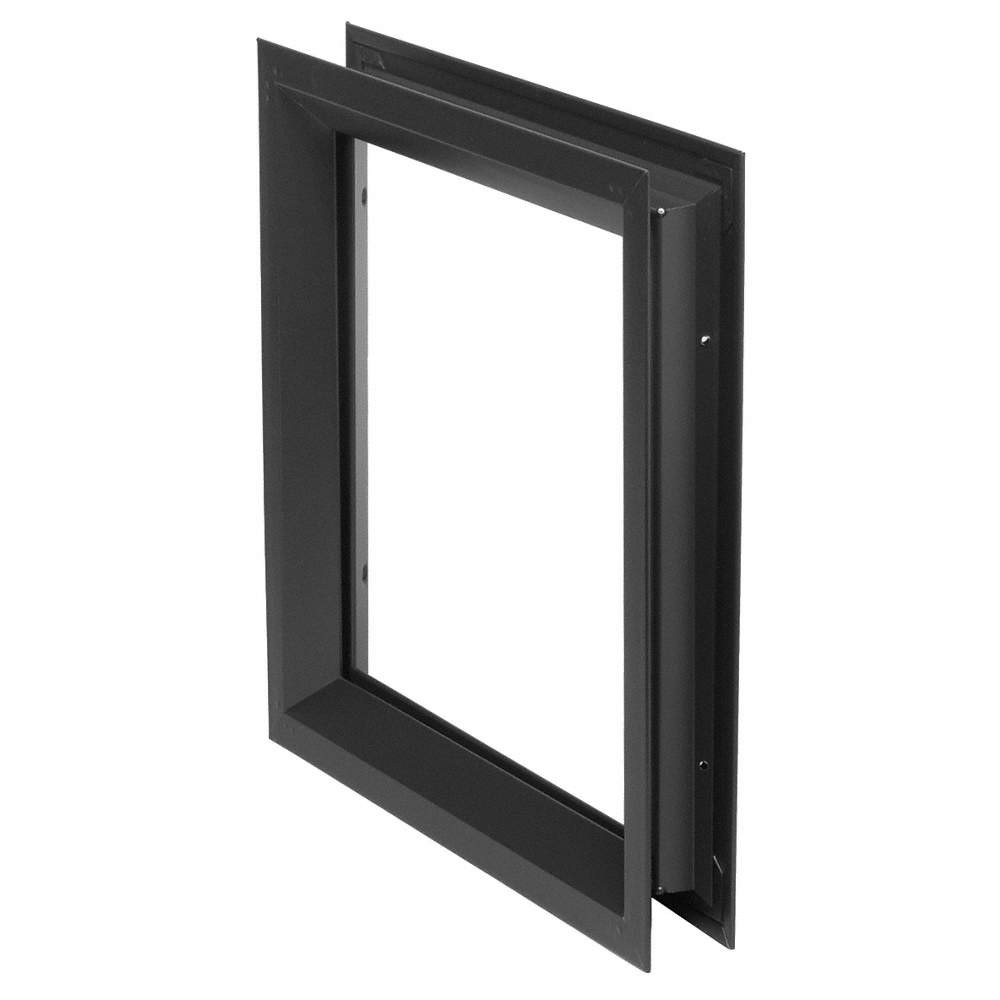 NATIONAL GUARD L-FRA100DKB-24x32 Door Window Frame Kit,30 inx22 in,Brown 5MUW8