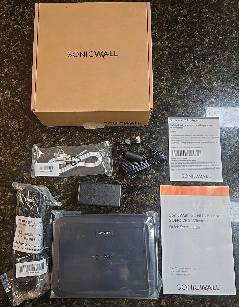 SonicWall SOHO 250 2YR AGSS Cloud Management Network Security (02-SSC-2229)   #B