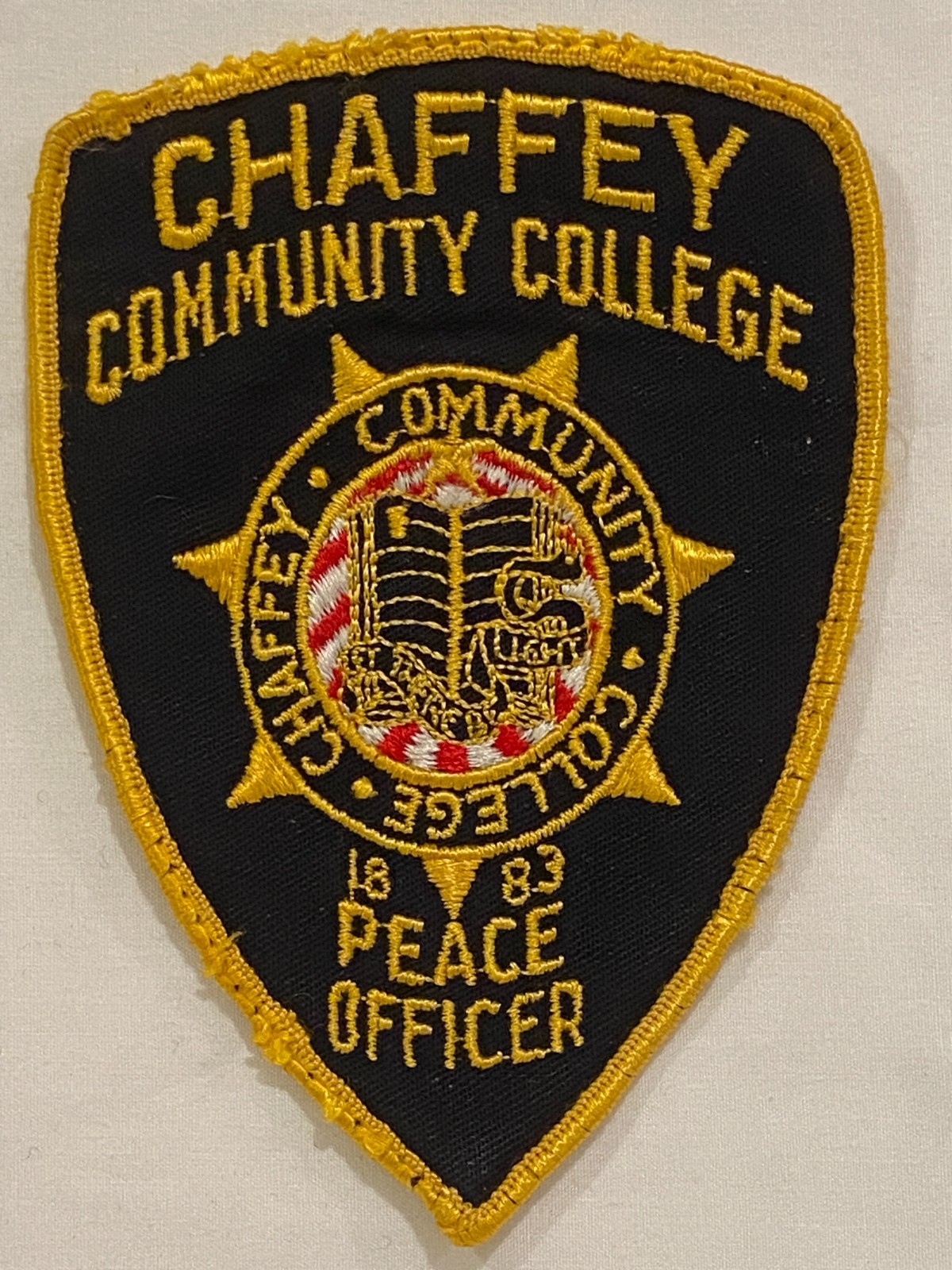 Vintage Chaffey Community College California CA Peace Officer Security Patch