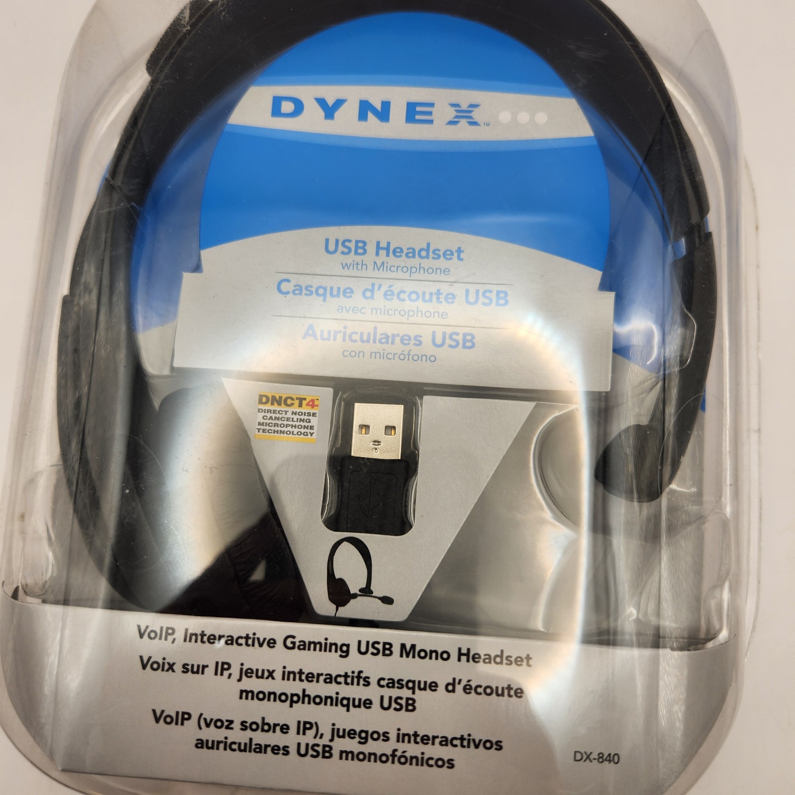 Dynex DX-840 USB Headset with Microphone