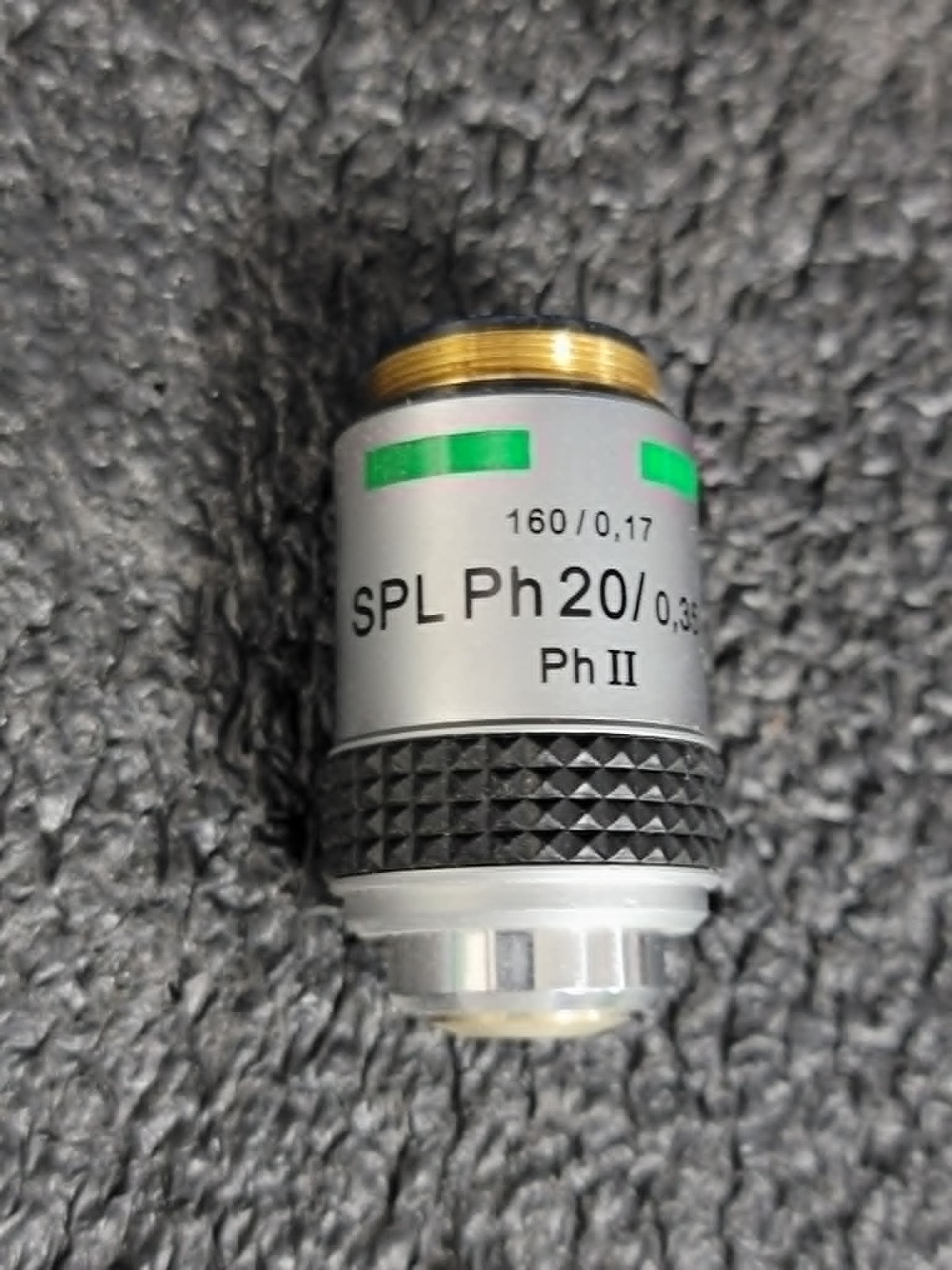 Hund Wetzlar SPL Ph 20/0.35-LD Ph II 160/0.17 Microscope Objective Lens