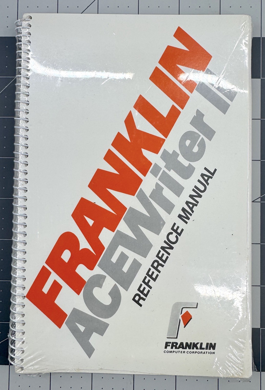 Franklin ACEWriter II Reference Manual Apple II - New & Sealed
