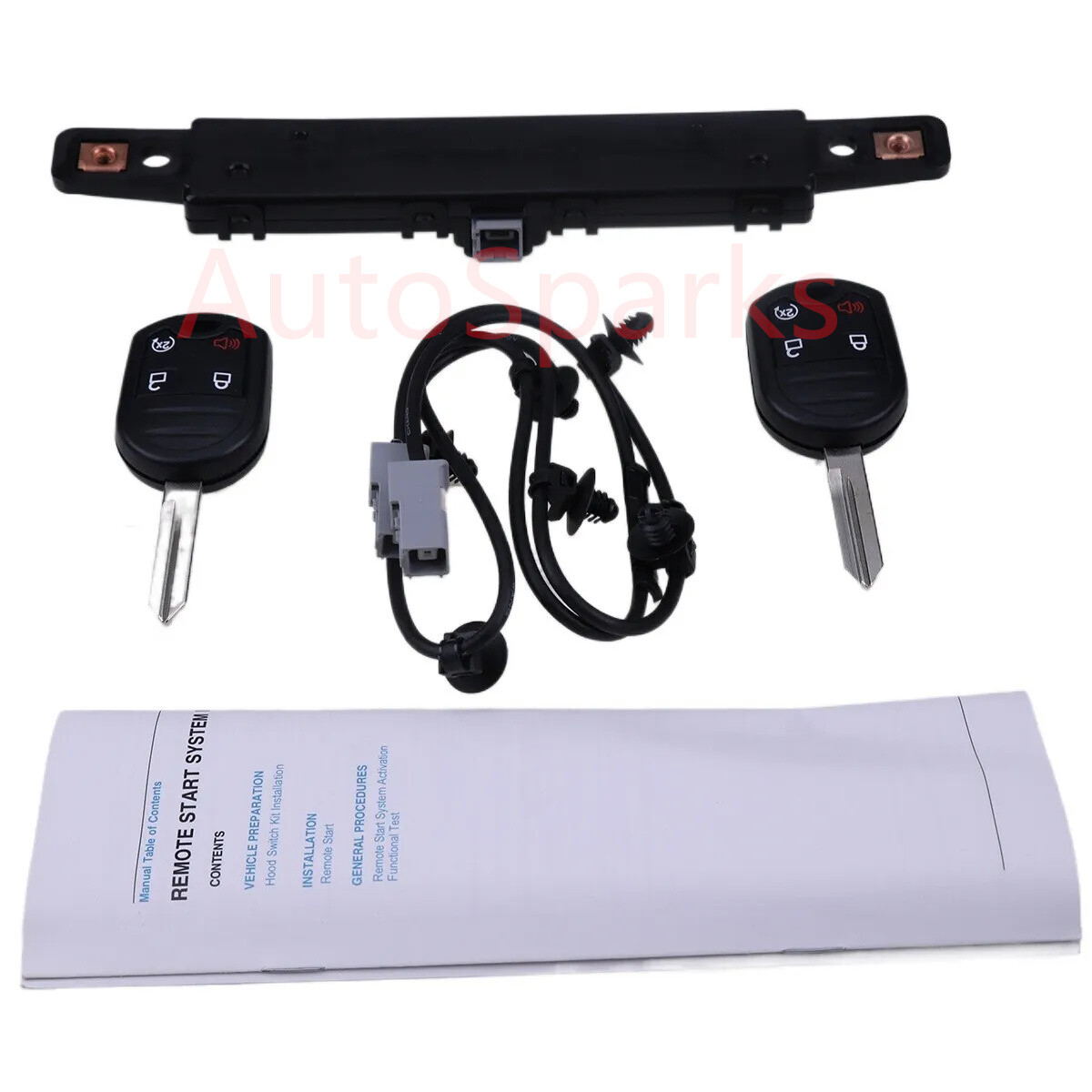 BC3Z-19G364-A Remote Start Kit w/2 Keys for Ford F-150 2011-2014 F-250 F-350