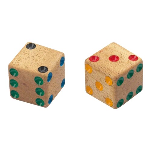 Wooden Cube - Set of 4 - Samena Wood - 40MM - W6