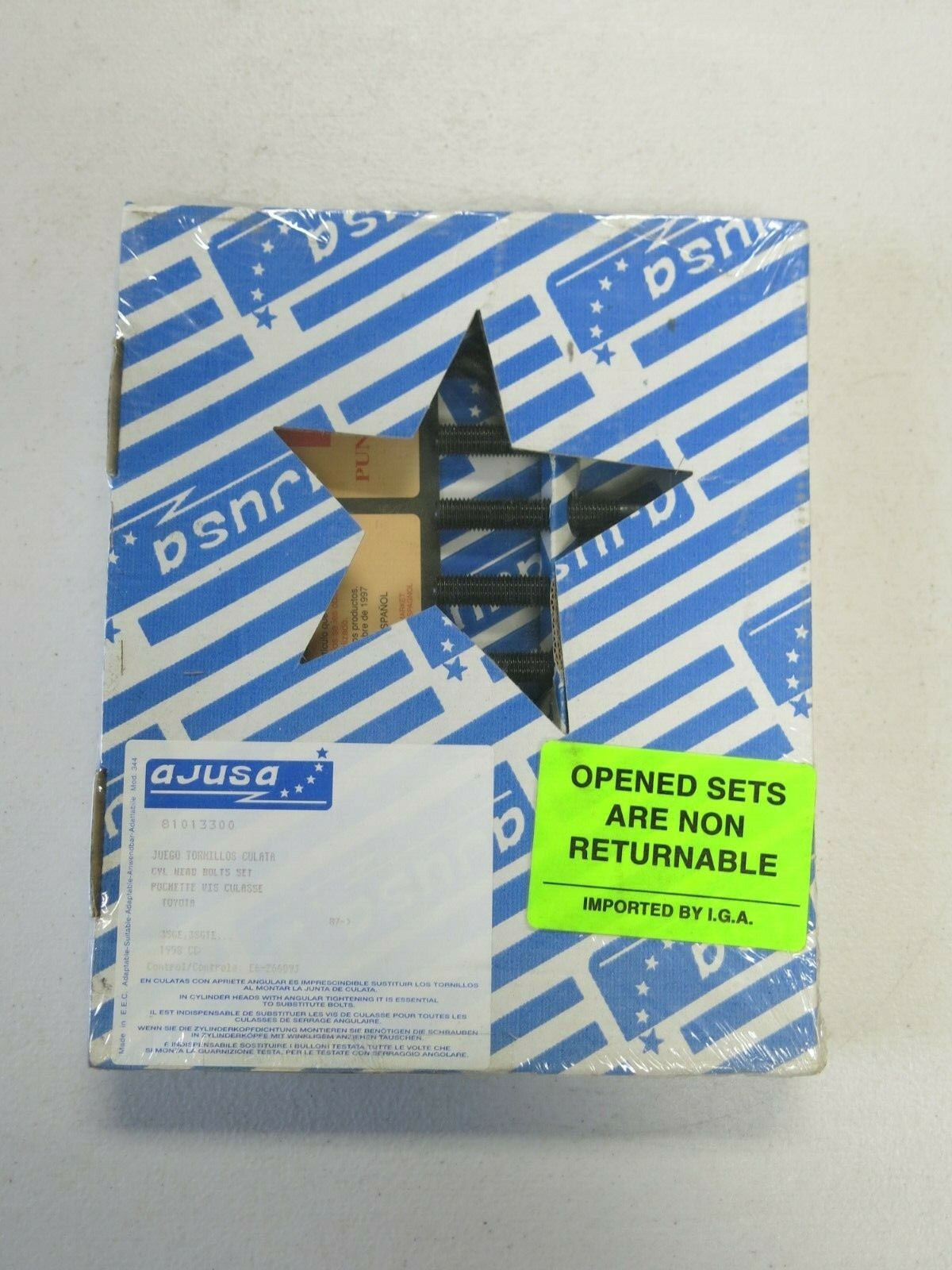 Engine Cylinder Head Bolt Set Ajusa 81013300 fit Toyota MR2 Celica 1988-1995