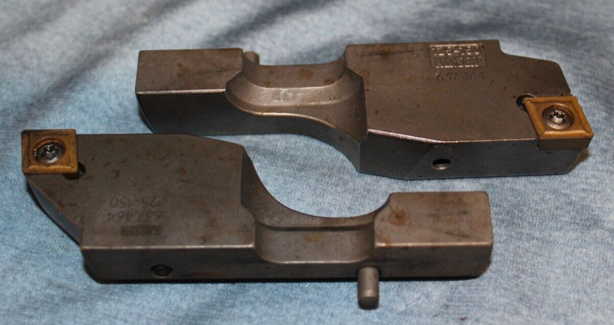 Pair of Used Kaiser 637.464 Twin Head Boring Insert Cartridge 125-150mm VG Cond.