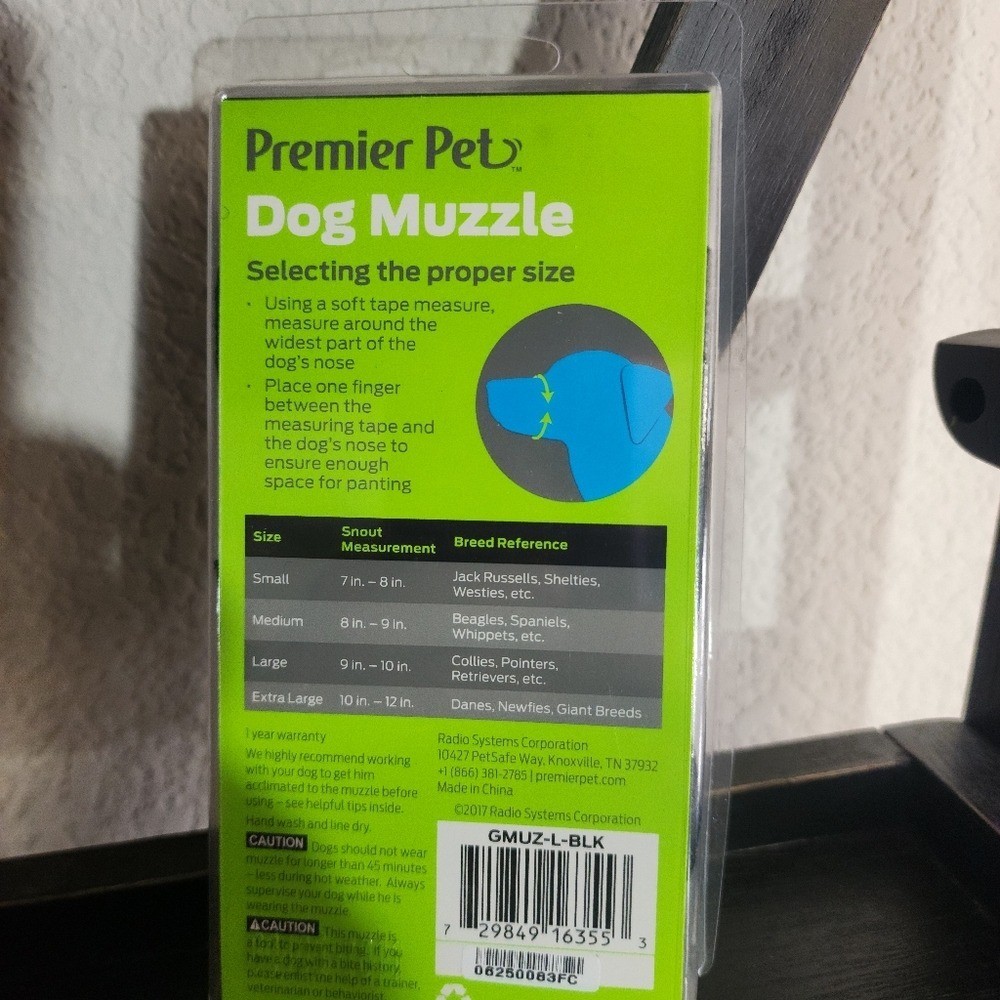Premium pets muzzle