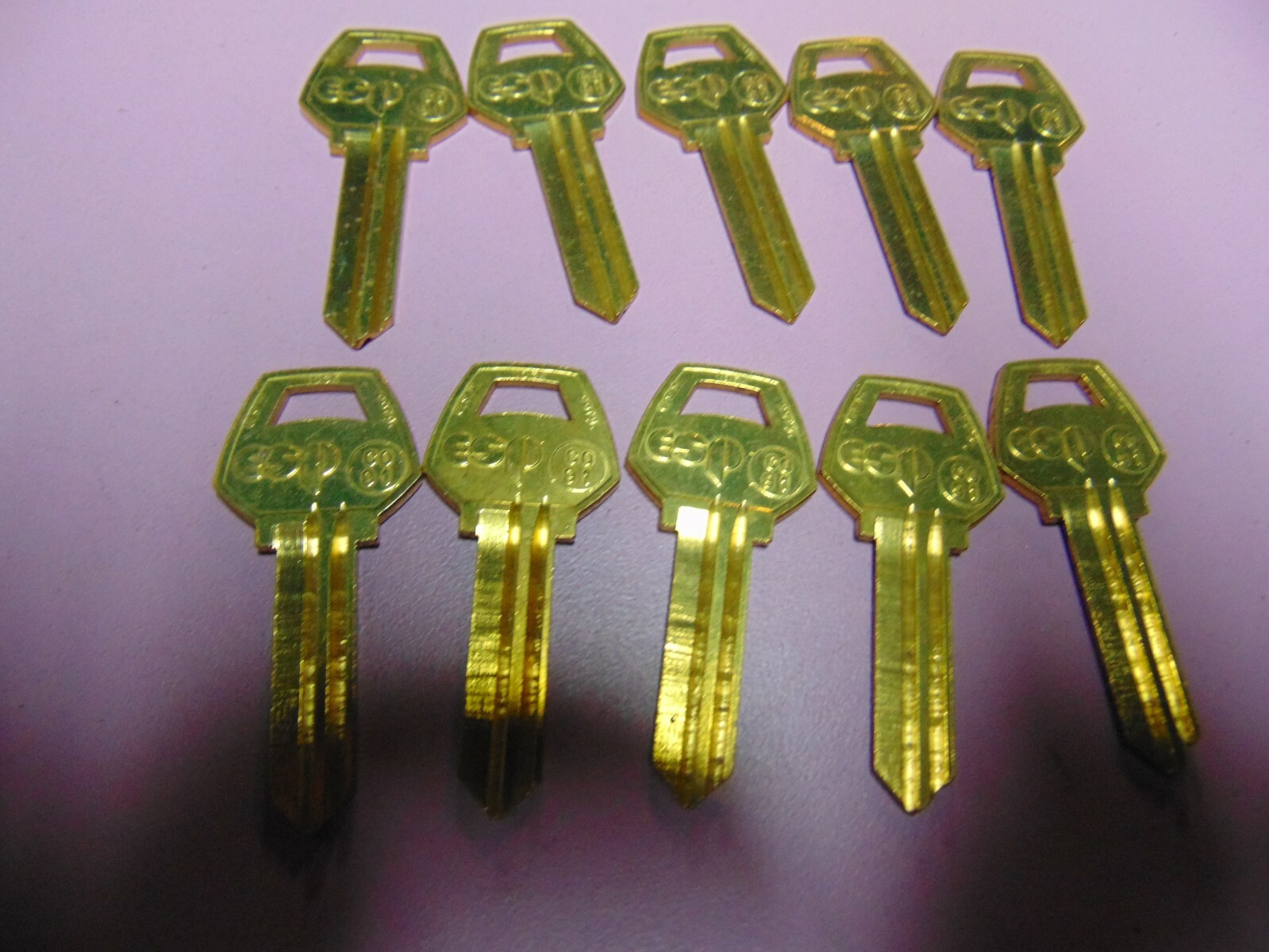 10  KEYS   CORBIN  CO91  5 PIN KEYS BLANKS UNCUT       LOCKSMITH