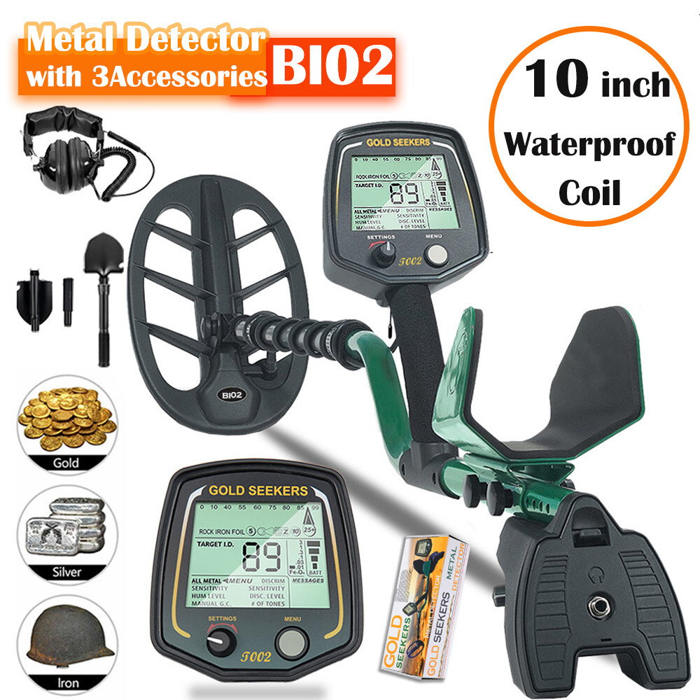 Limited Edition Metal Detector 11" Search coils Included 19kHz Gold Finder BI02