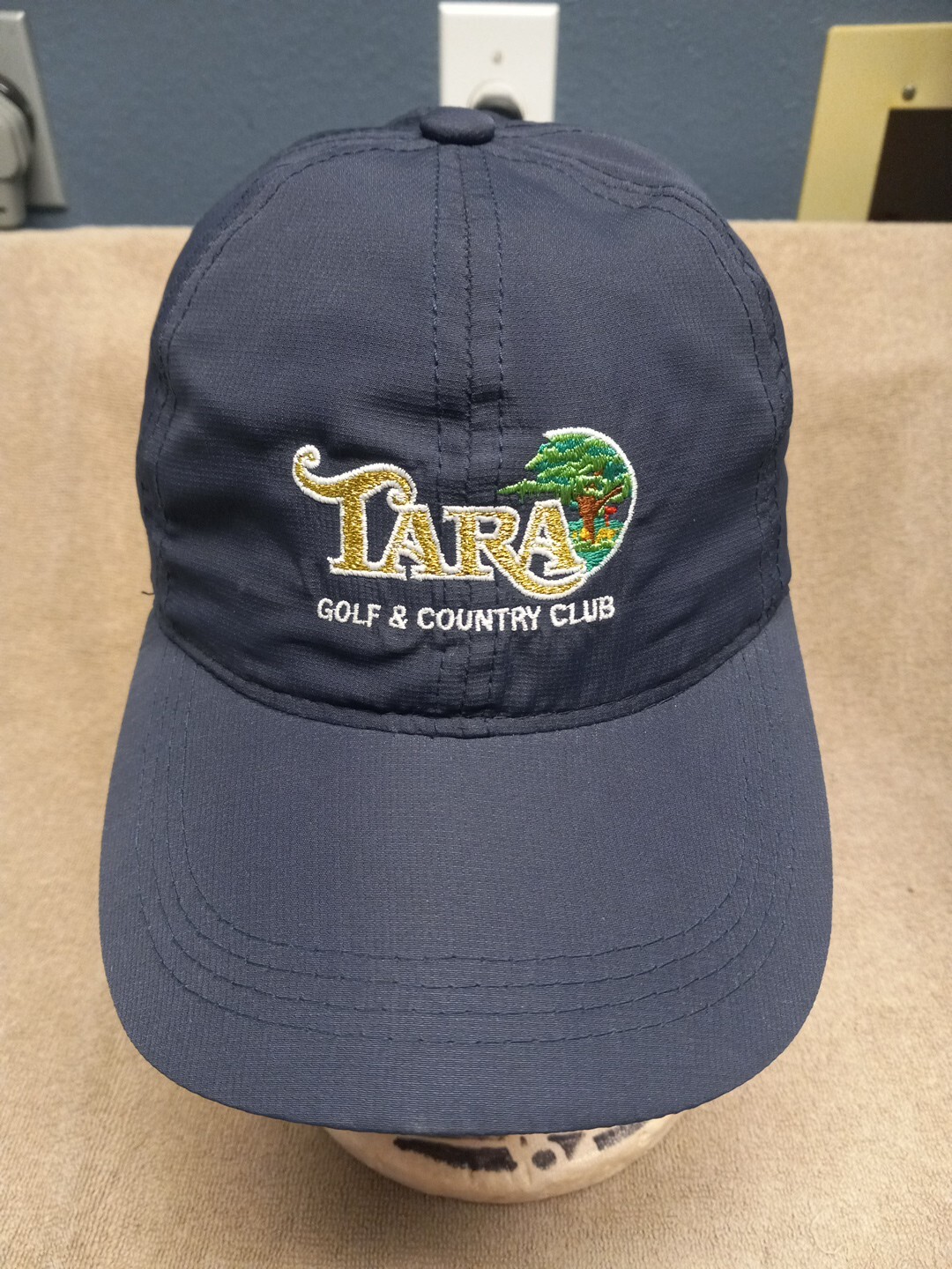 Tara Golf & Country Club - Womans Lightweight Ponytail Hat Blue