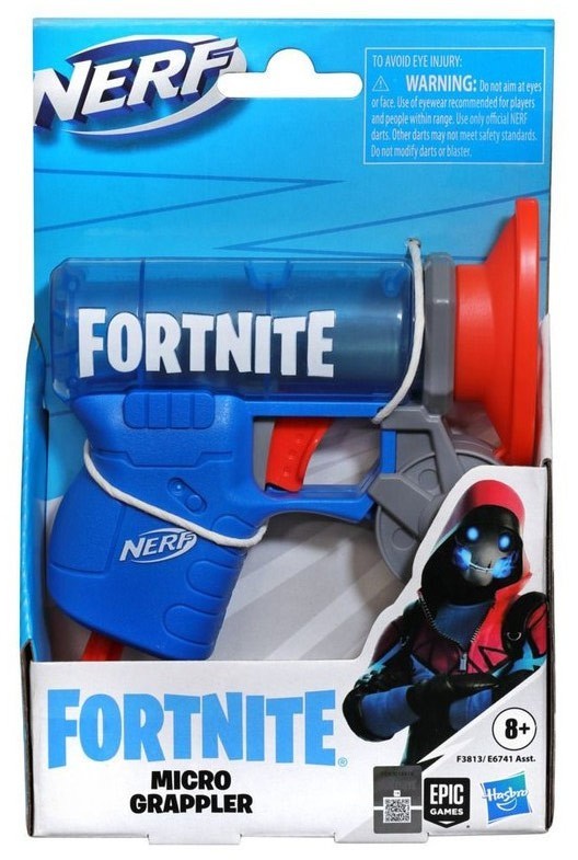 NERF Fortnite Microshots Micro Grappler Dart Blaster Toy