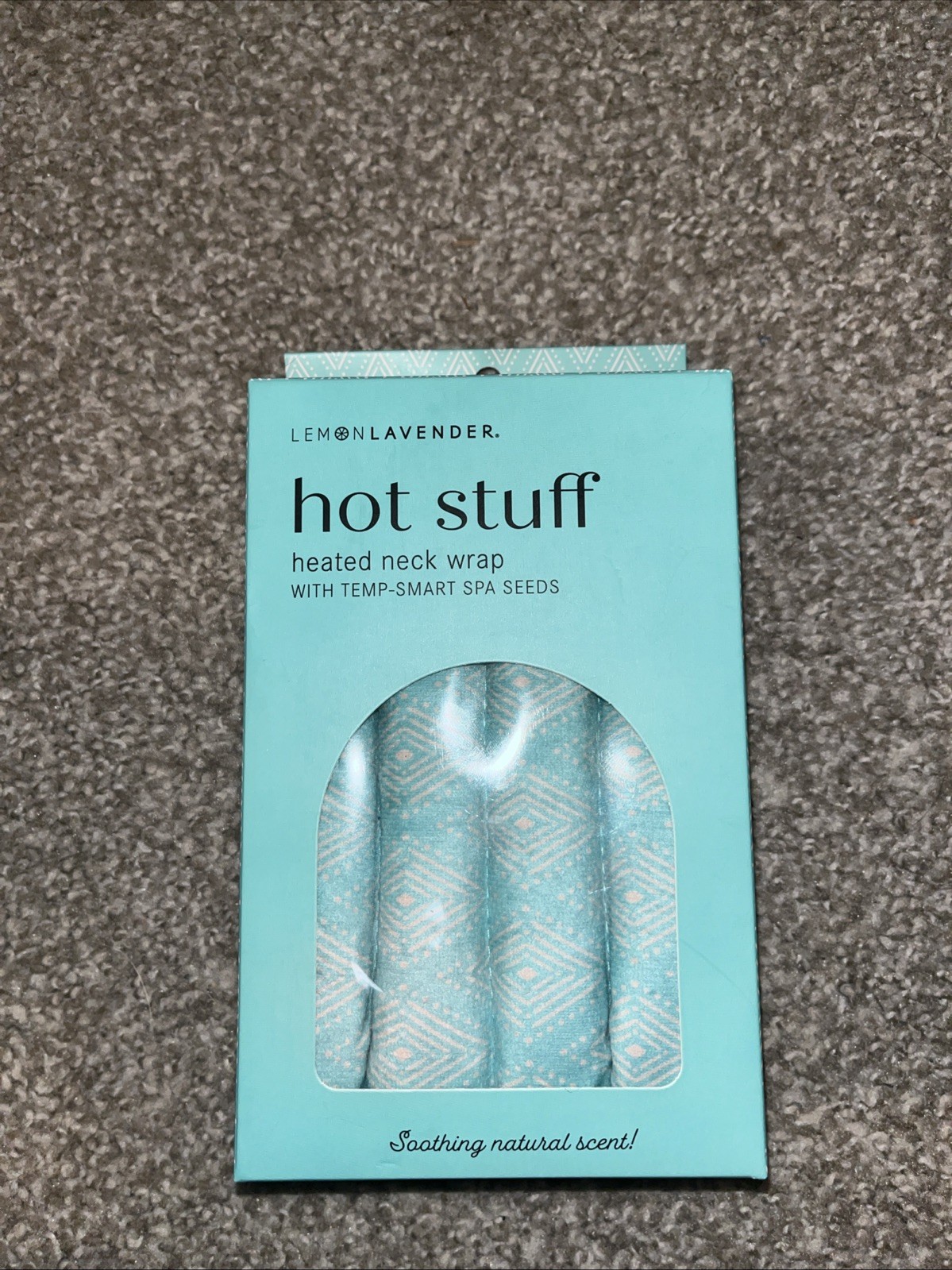 Lemon Lavender Hot Stuff Heated Neck Wrap NEW IN BOX