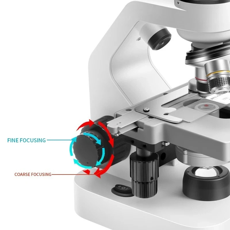 40X-2000X zoom binocular optical microscope, laboratory binocular