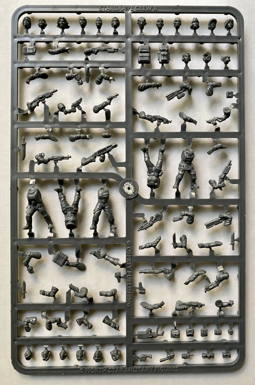 Stargrave Crew II 28mm New • 1 Sprue • 5 Miniatures • Osprey Northstar