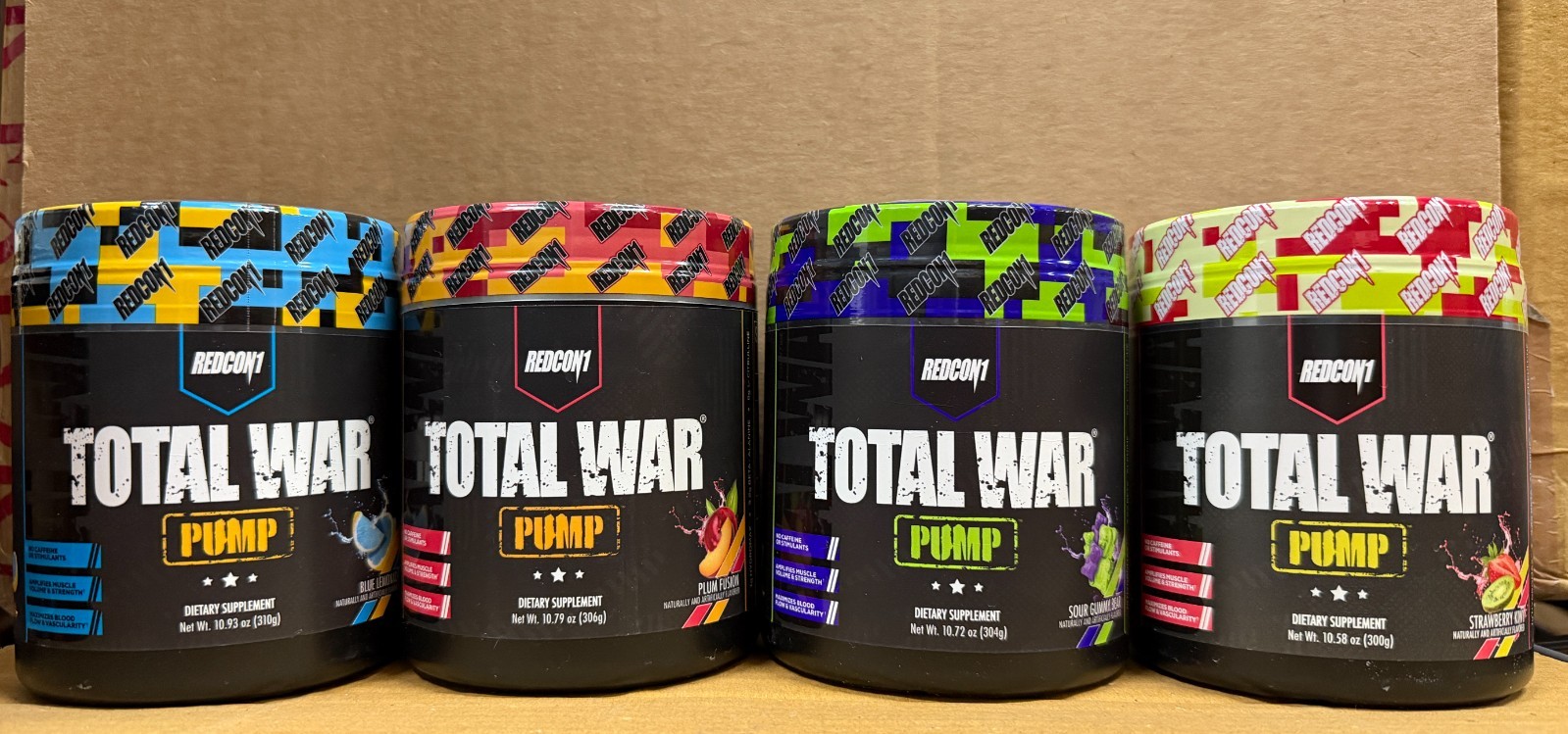 2 PACK CUSTOM FLAVOR Redcon1 Total War PUMP Extreme Pre-Workout 30 Servings