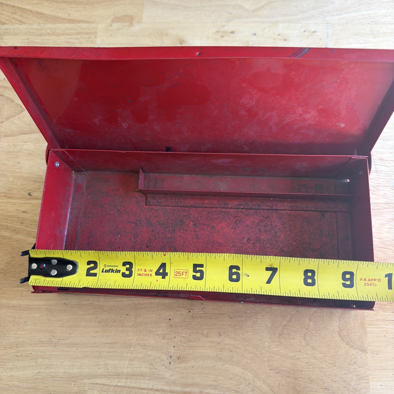 Williams Tools Metal Socket Case ONLY for 1/4" Drive Socket Set Red WSM-1 USA