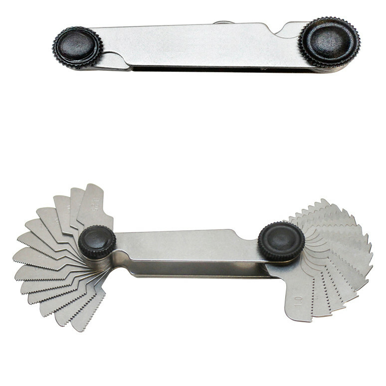 ENGLISH SCREW PITCH GAGE 4- 84" US 60° THREAD 51 BLADES