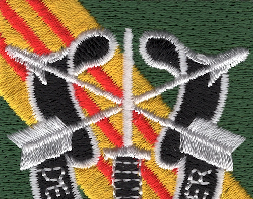 5th Special Forces Group Vietnam Flash with Crest Patch