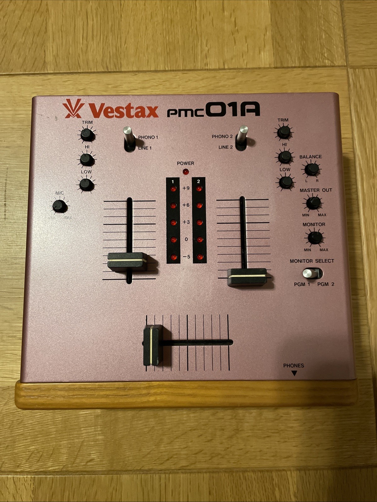Vestax PMC01A DJ Mixer Tested Good condition