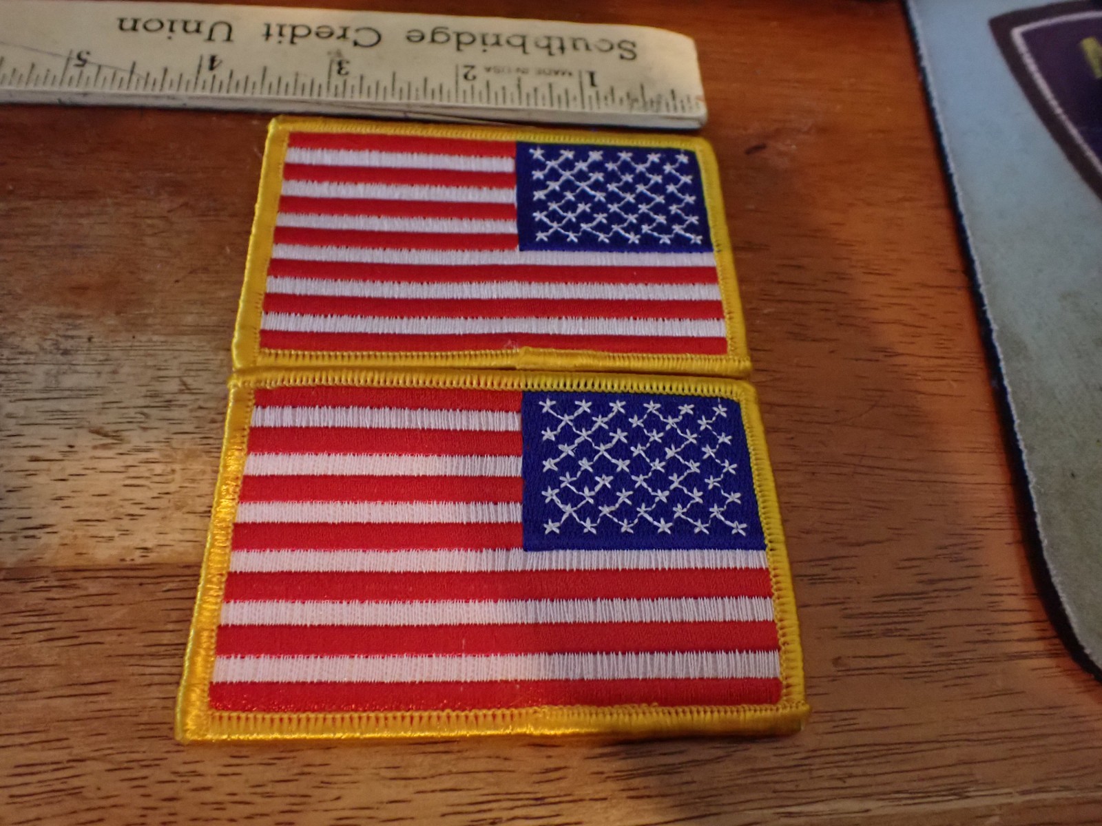 military  u s Army USA Flag u s navy u s marine corps  shoulde patches  bx 10 #1