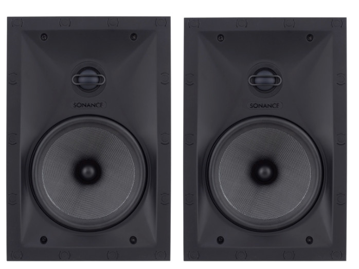 Sonance VP66,  6.5" 2-Way In-Wall Plate Speakers-140W-6Ω-New-Sealed