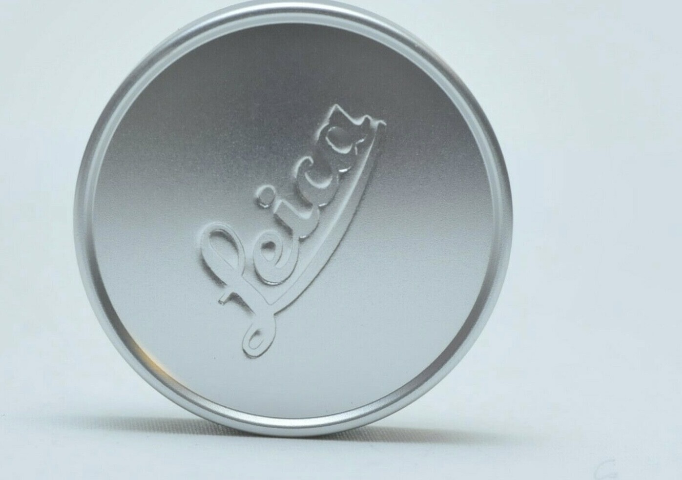 Leica E39 Metal Front Lens Cap Cover Silver Chrome for 39mm Filter Front