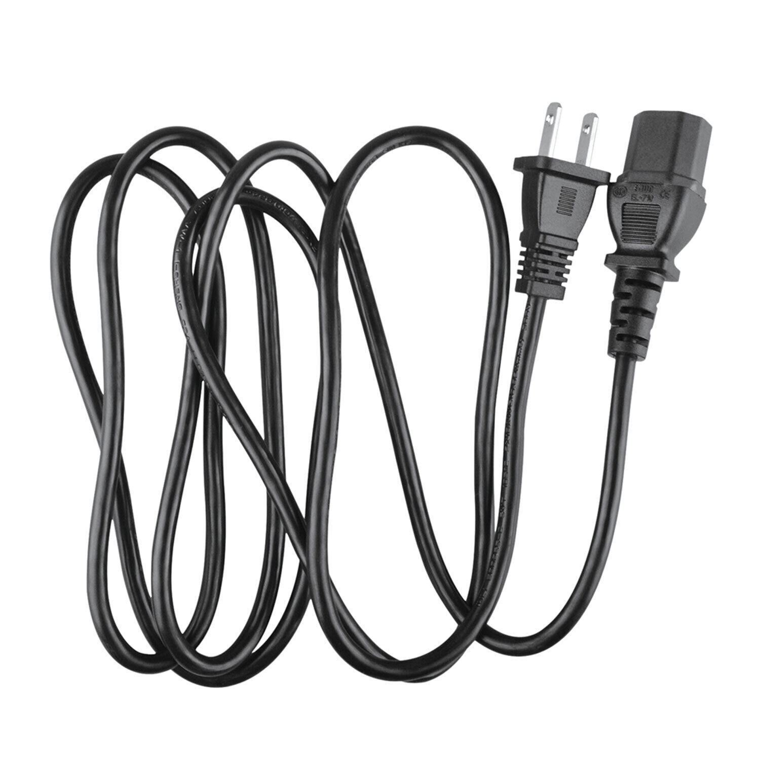 AC Power Cord For Boston Acoustics BA7800 Computer Speaker System