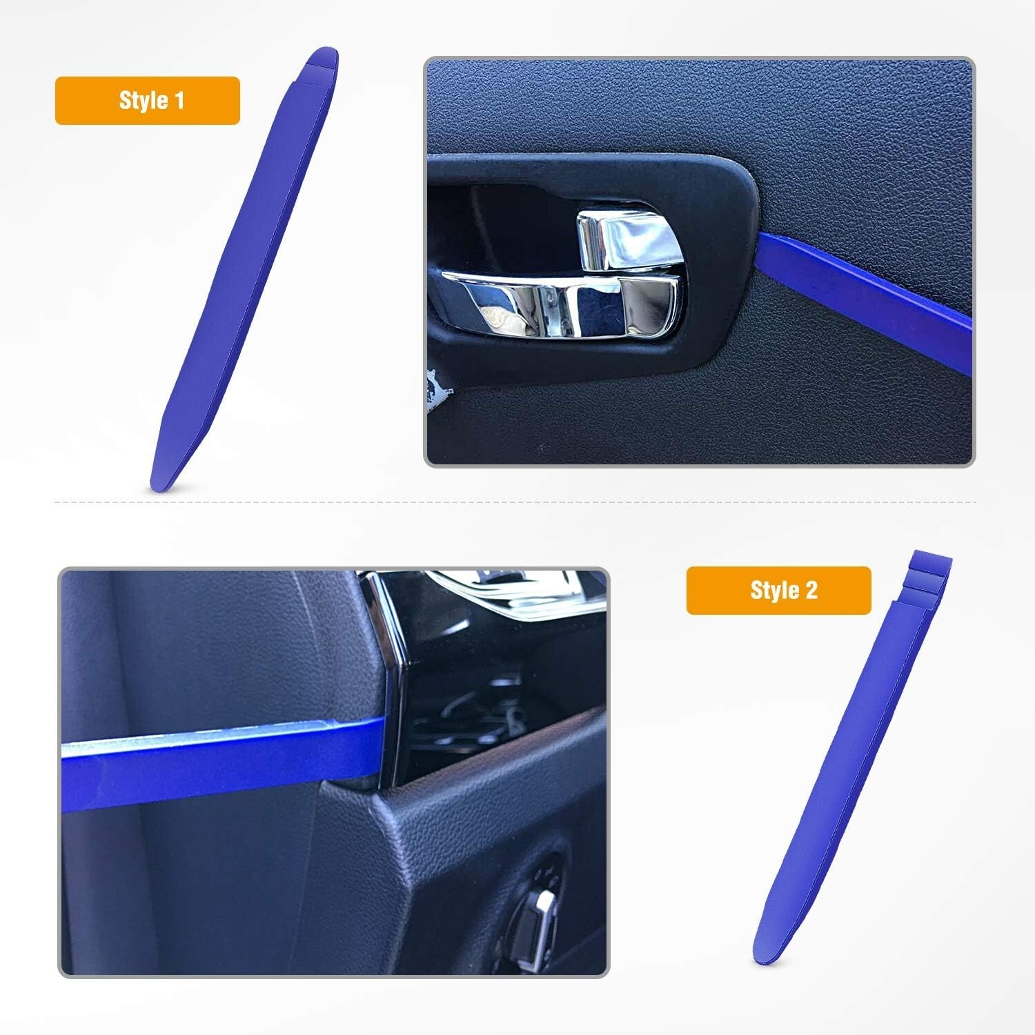 Multi-Functional Auto Trim Removal Kit - 5 Tools for Easy Interior Repairs
