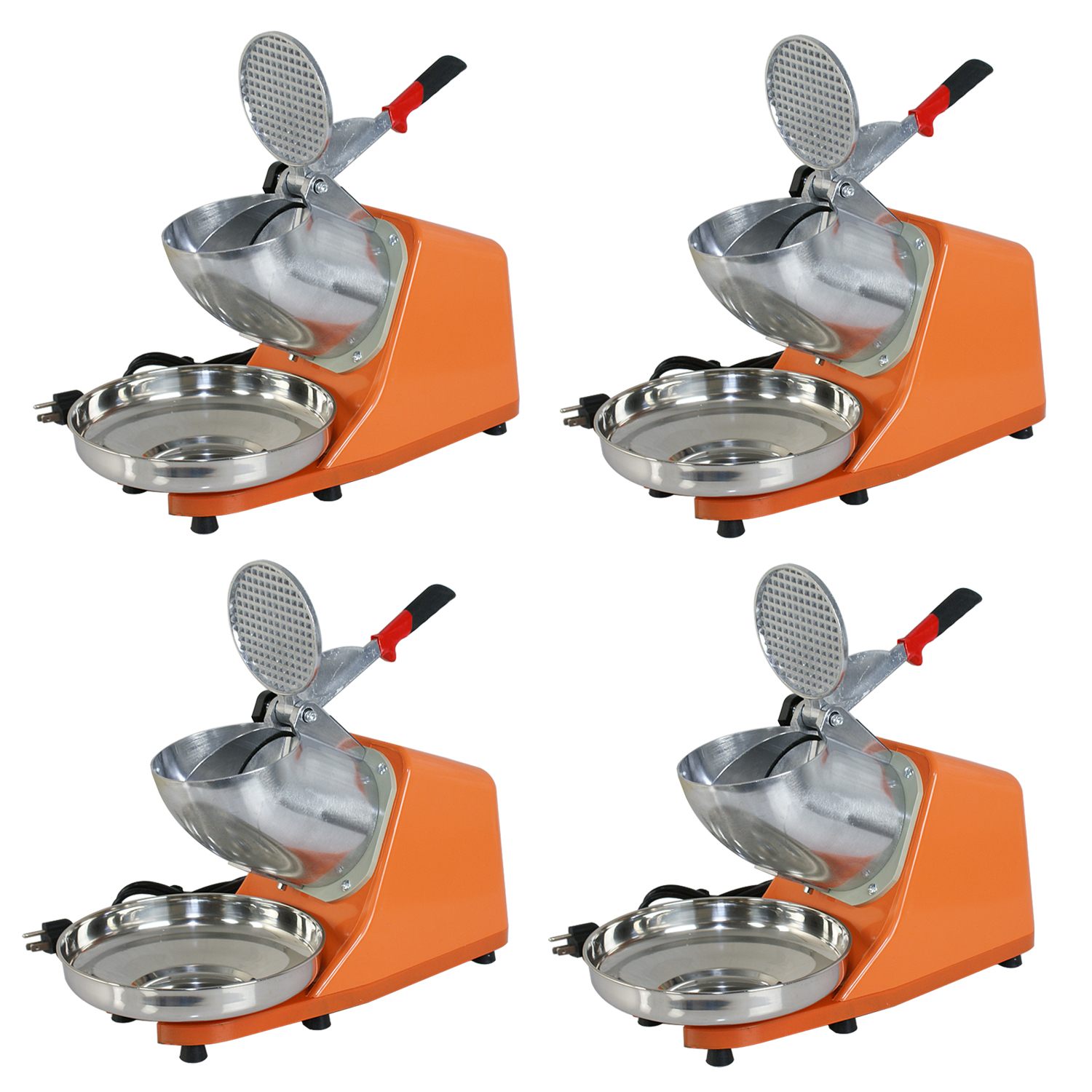 Electric Ice Crusher 4 Packs Machine Shaver Shaved Icee Snow Cone Maker 143lbs