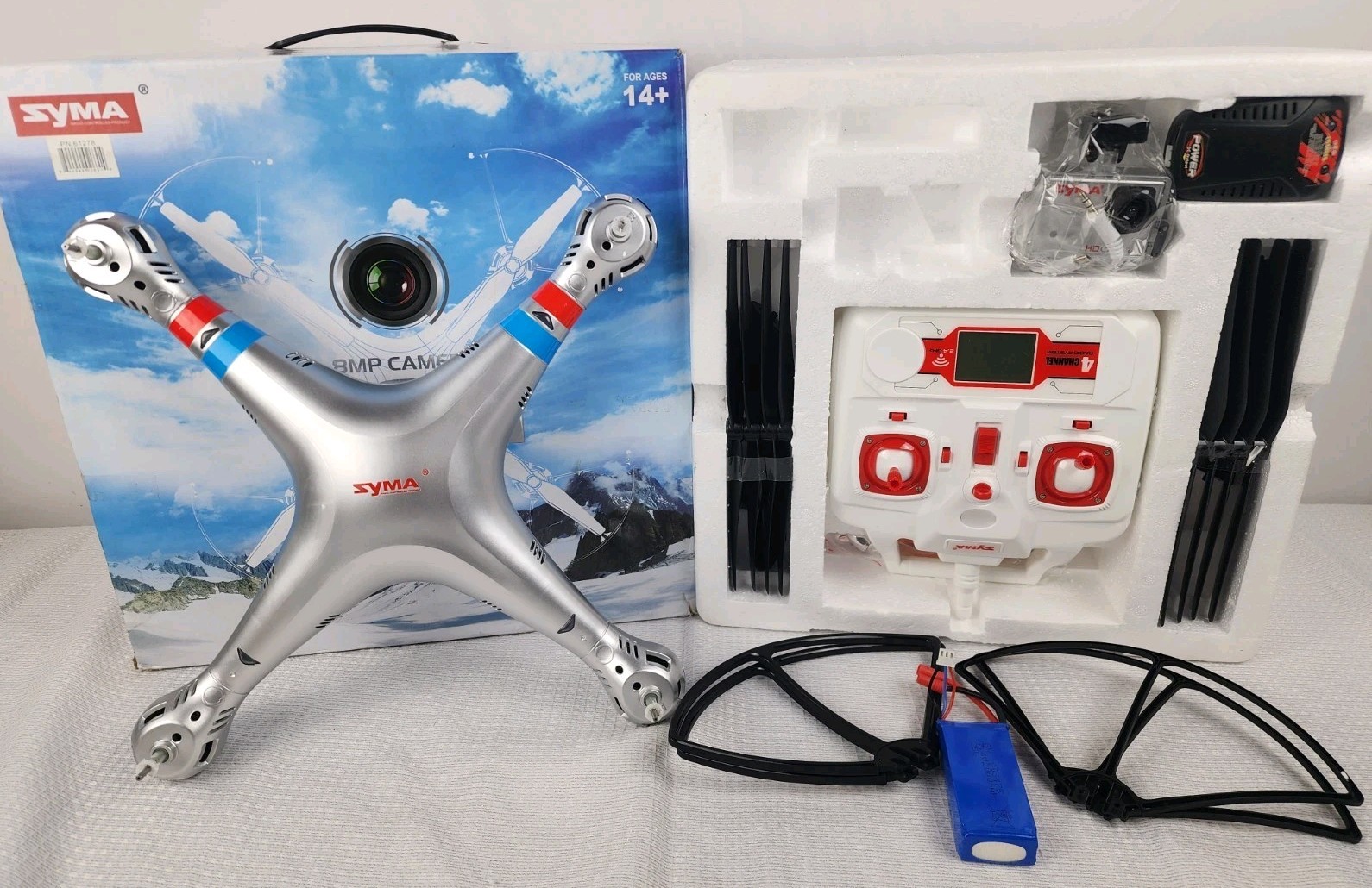 Syma X8G Quadcopter For Beginners *Missing 7.4v Charger* - Rare Find