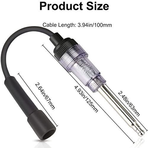 PCS Inline Spark Plug Tester, Light Lawnmower Engine Checker, 6-1Volt Pick Up 2