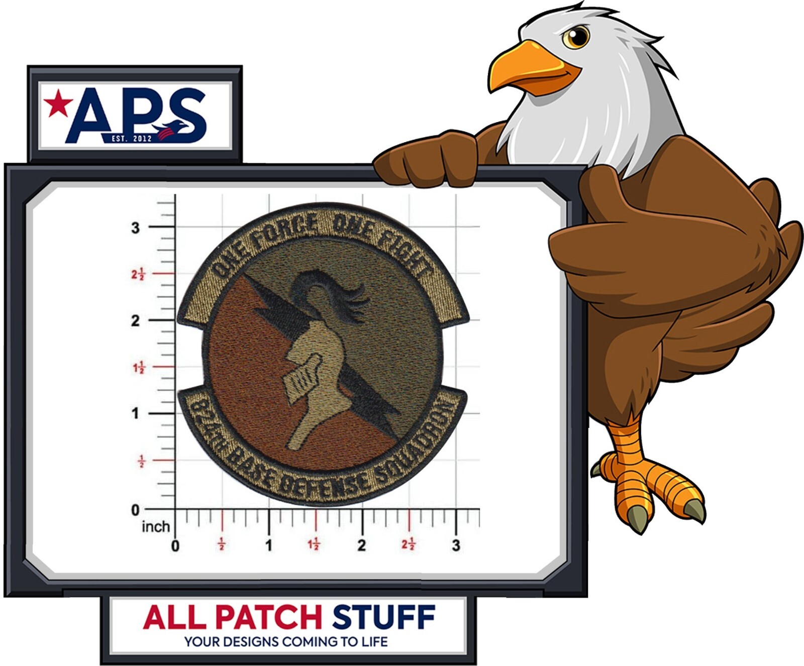 824th Base Defense Squadron OCP Patch