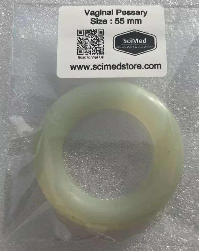 Pessary RING Pessaries SIZE 2 INCH For Utrine Prolapse 100% Silicone WHITE
