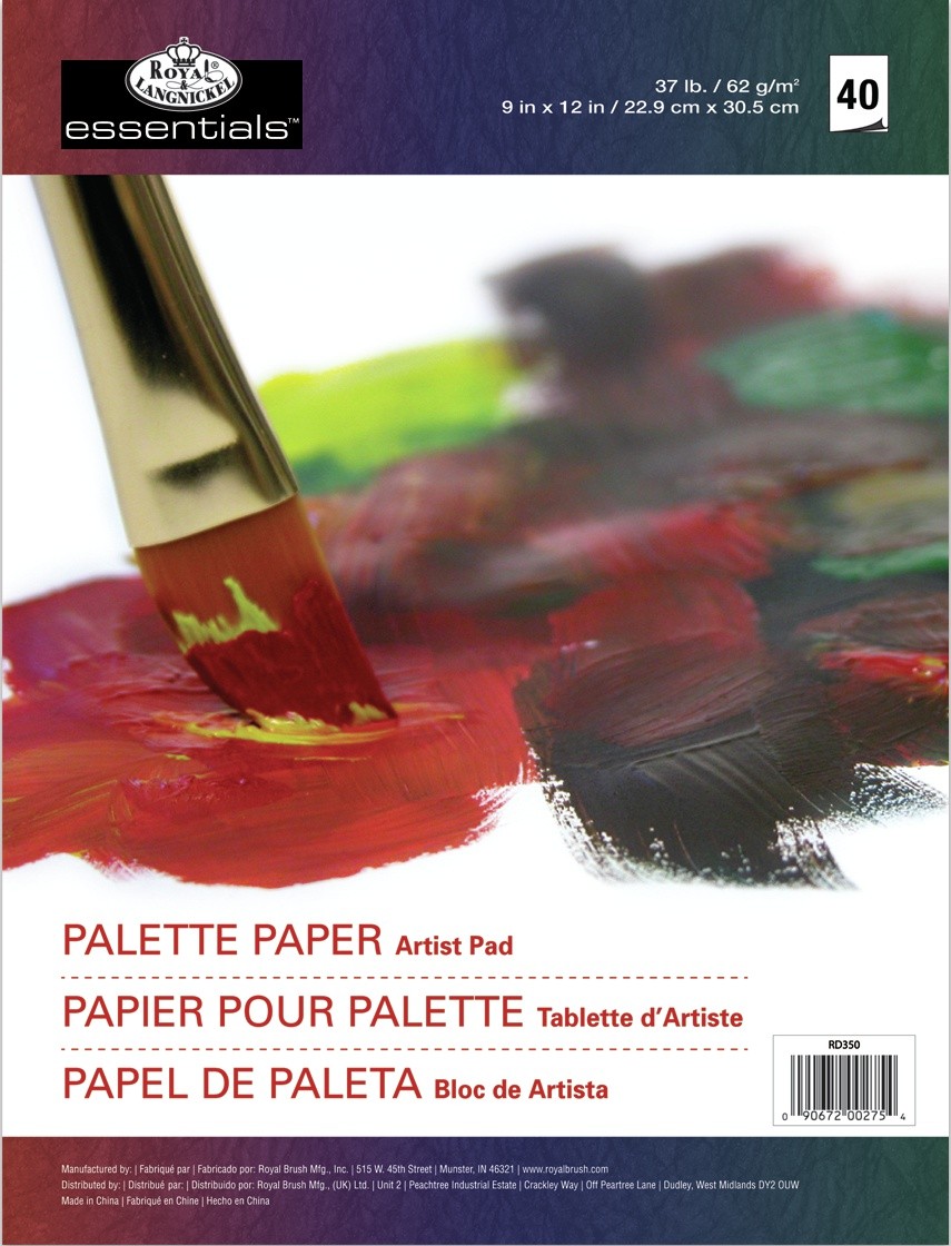 Royal & Langnickel(R) essentials(TM) Palette Paper Pad-8.25"X11.5", 40 Sheets