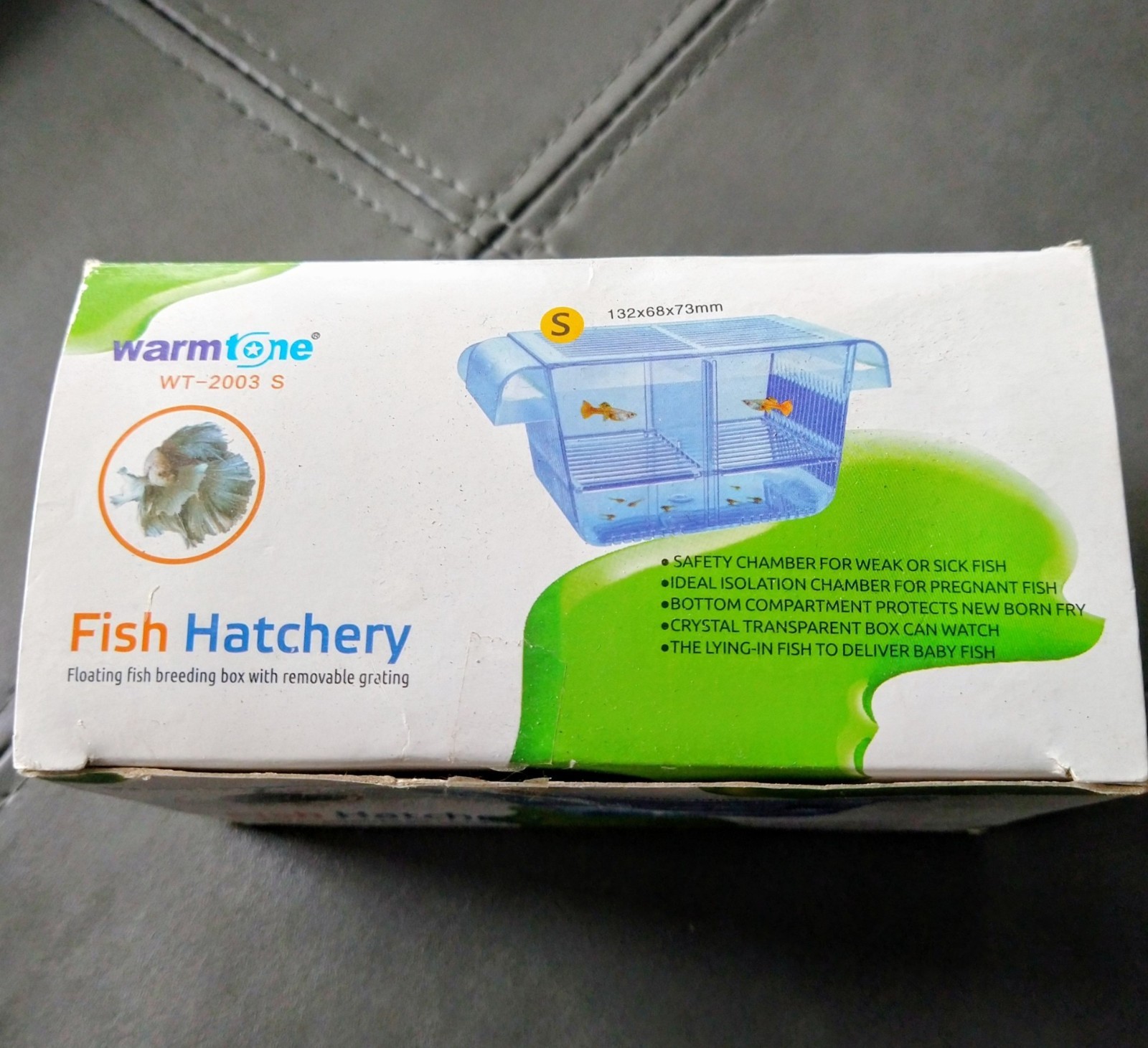 Warmtone WT-2003 S Fish Hatchery - Small Floating Fish Breeding Box with Cover