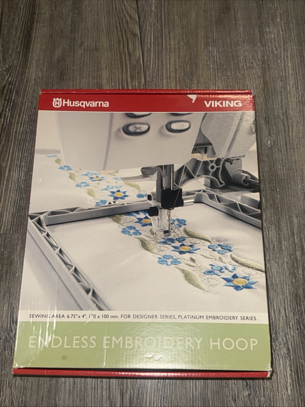 HUSQVARNA VIKING ENDLESS EMBROIDERY HOOP- SEWING- QUILTING