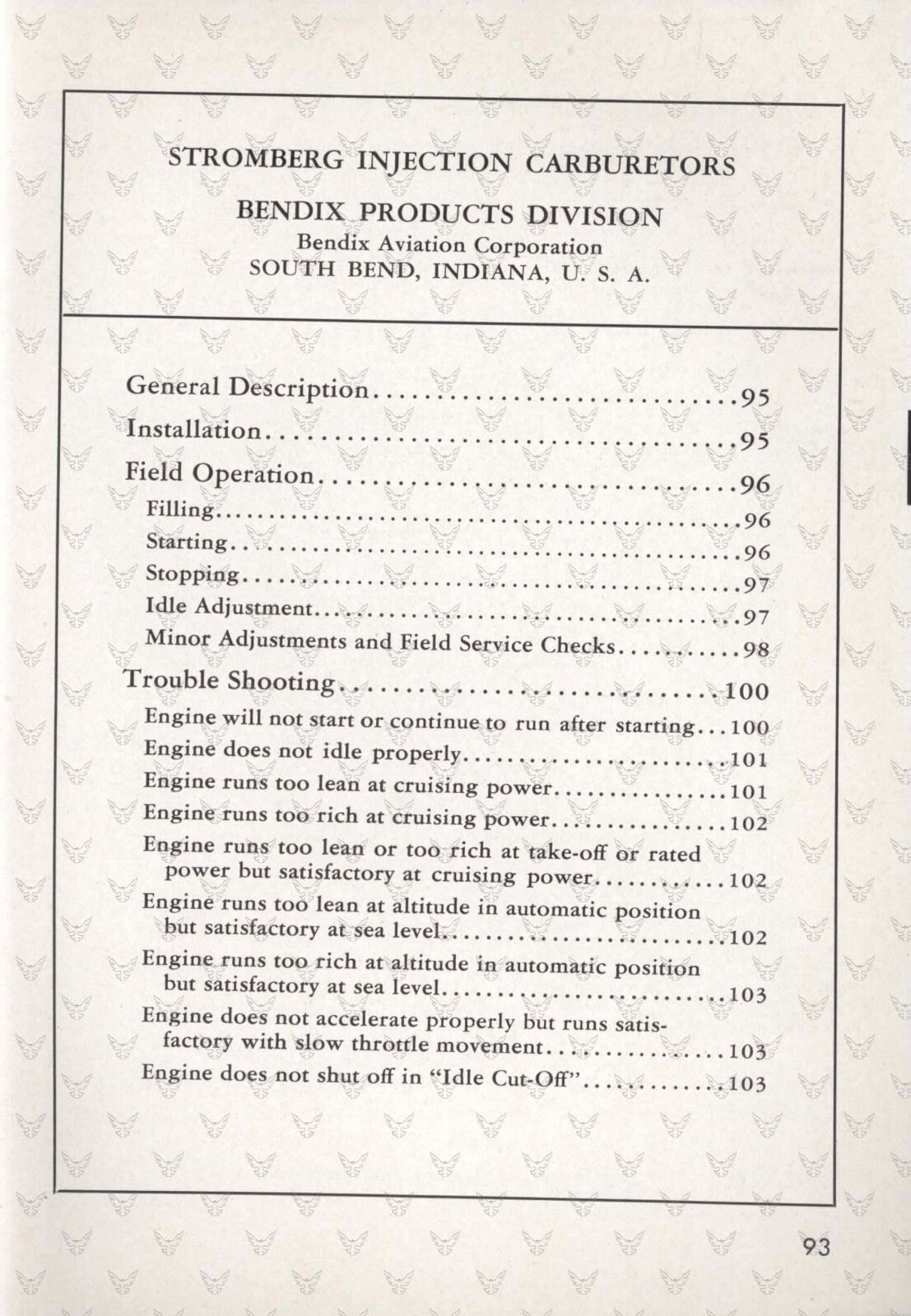 1943 Bendix Aviation Equipment Service Guide - Digital Scan 441 pages